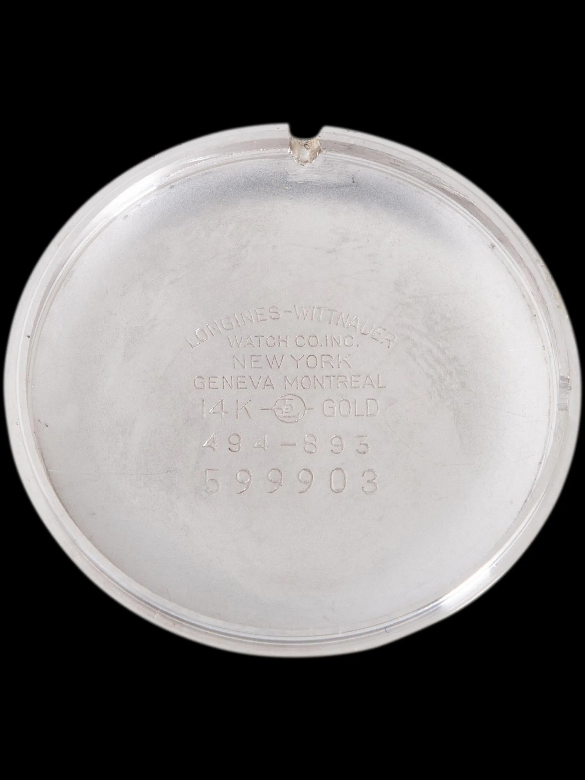 1965 Longines Dress Watch 14K WG (Ref. 494-893) "Cal. 19.4"