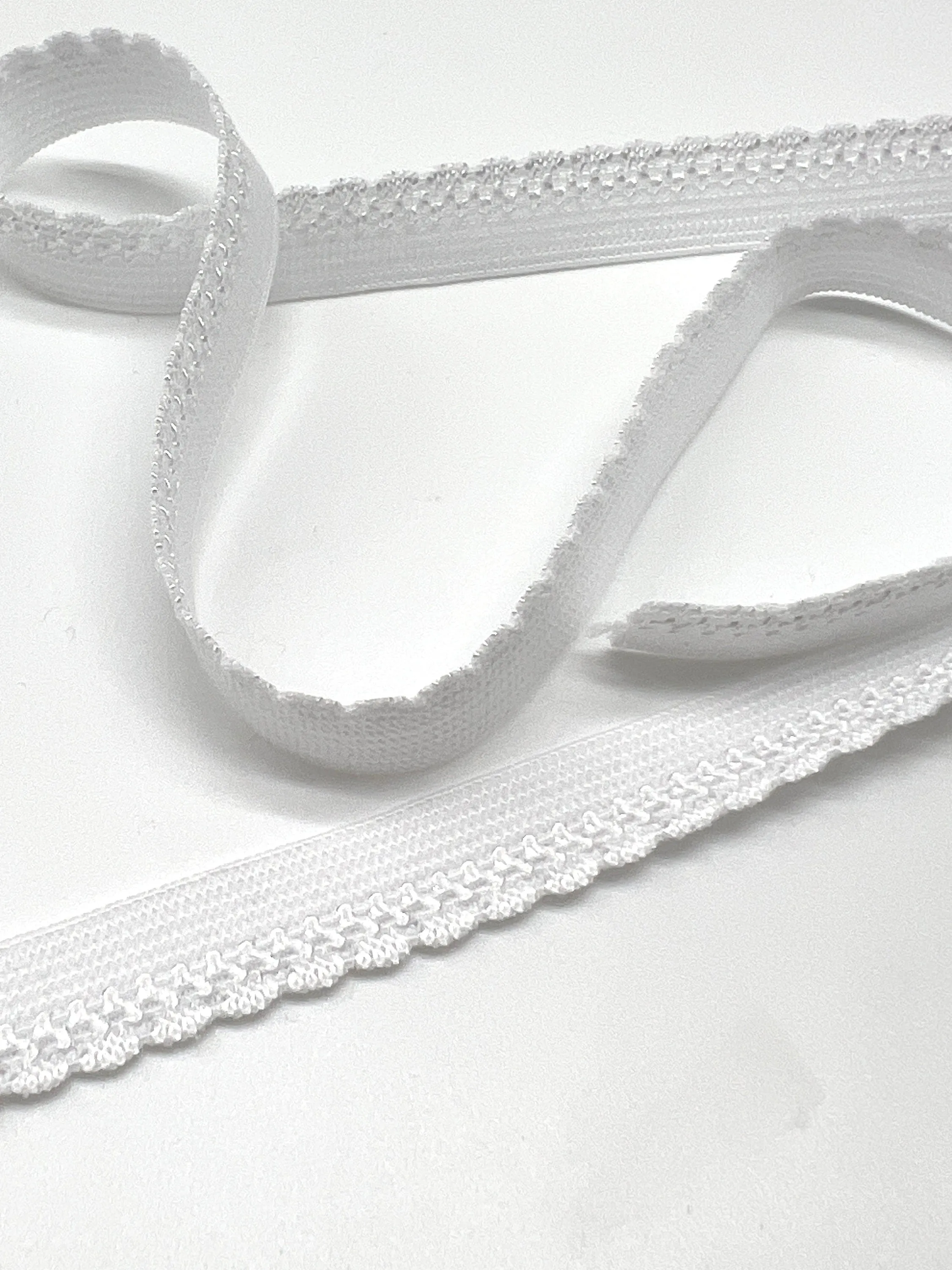 3/8" (10mm) Soft Cute Picot Elastic- 2 Yards