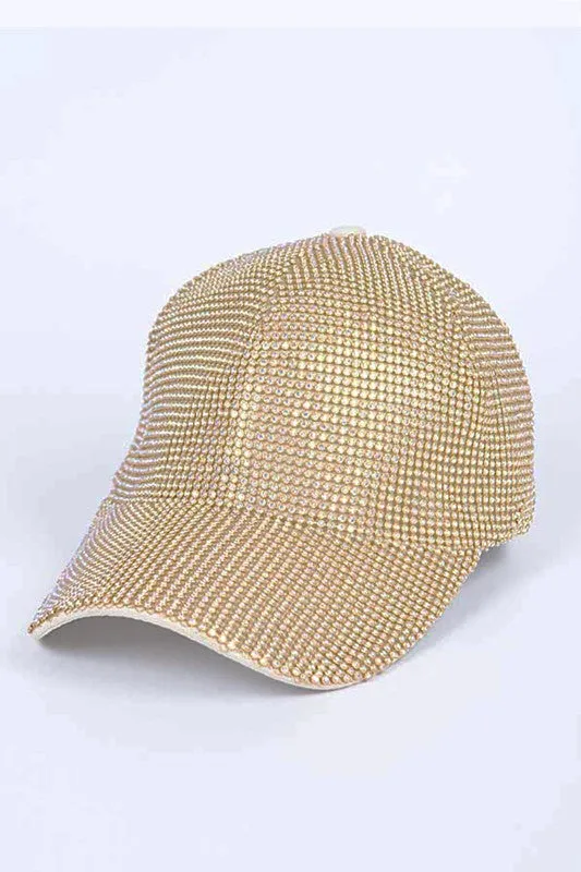 AB Rhinestone Iconic Baseball Cap