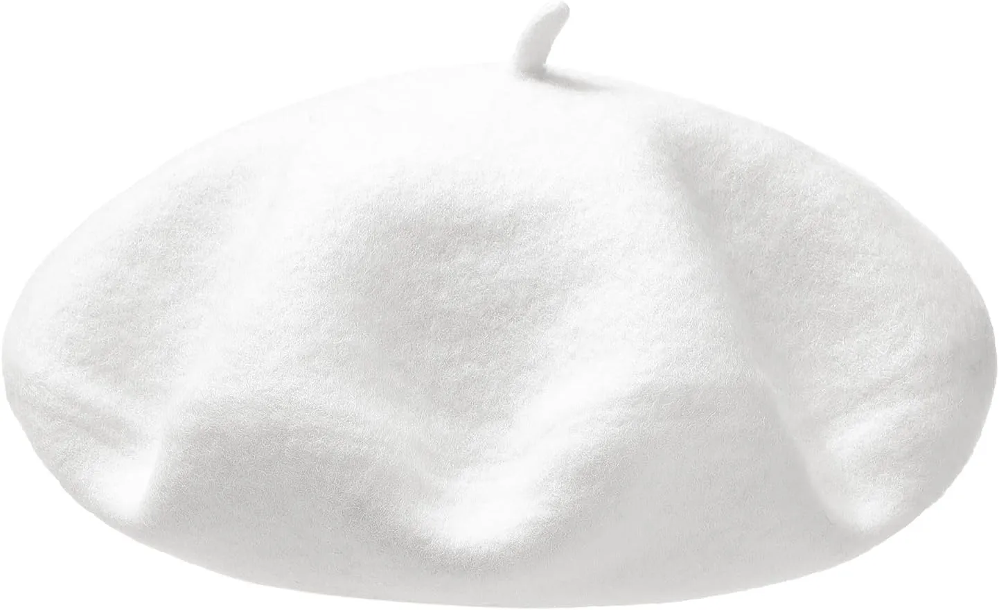 AWAYTR Wool French Beret Hats - Solid Color Artist Beret Hat for Women and Kids