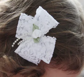 Baby & Girl Lace Bow Hair Clip - Clip01