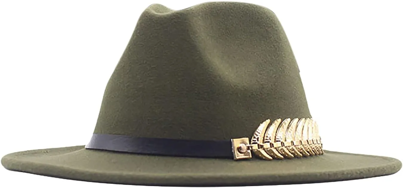 Classic Western Retro Felt Cowboy Cowgirl Hat for Women Men Cowboy Hat with Wide Brim Belt Clothes Accessory for Adults
