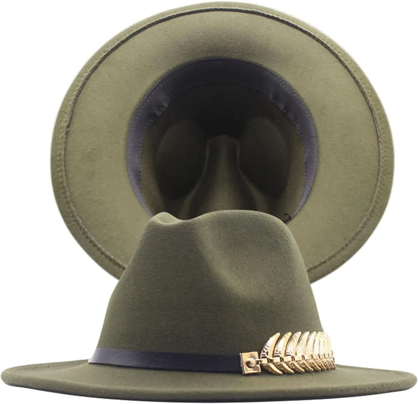 Classic Western Retro Felt Cowboy Cowgirl Hat for Women Men Cowboy Hat with Wide Brim Belt Clothes Accessory for Adults