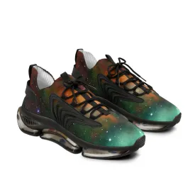 Colorful Galaxy Men's Mesh Sneakers, Galaxy Space Print Best Comfy Men's Mesh Sports Sneakers Shoes (US Size: 5-12)
