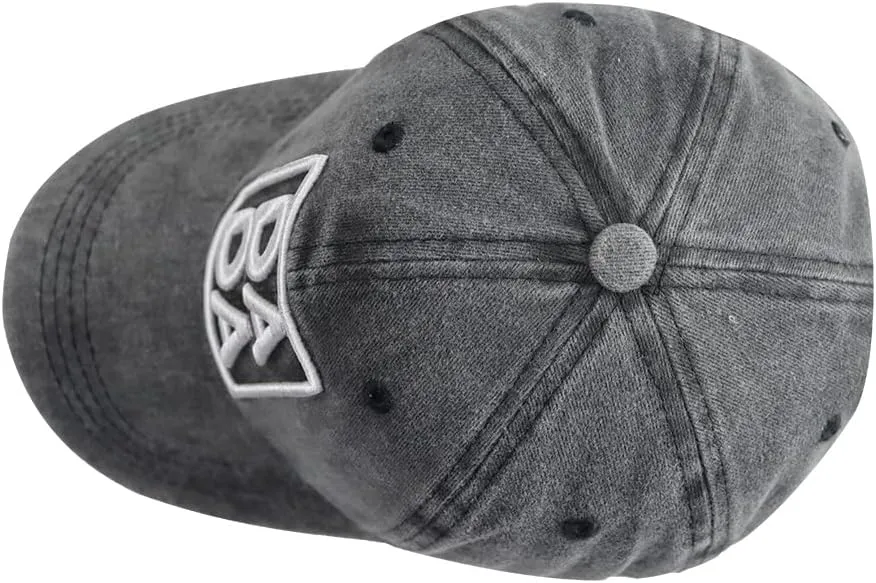 Dada Hats for Men, Vintage Washed Embroidered Dad Life Baseball Cap for Papa Grandpa