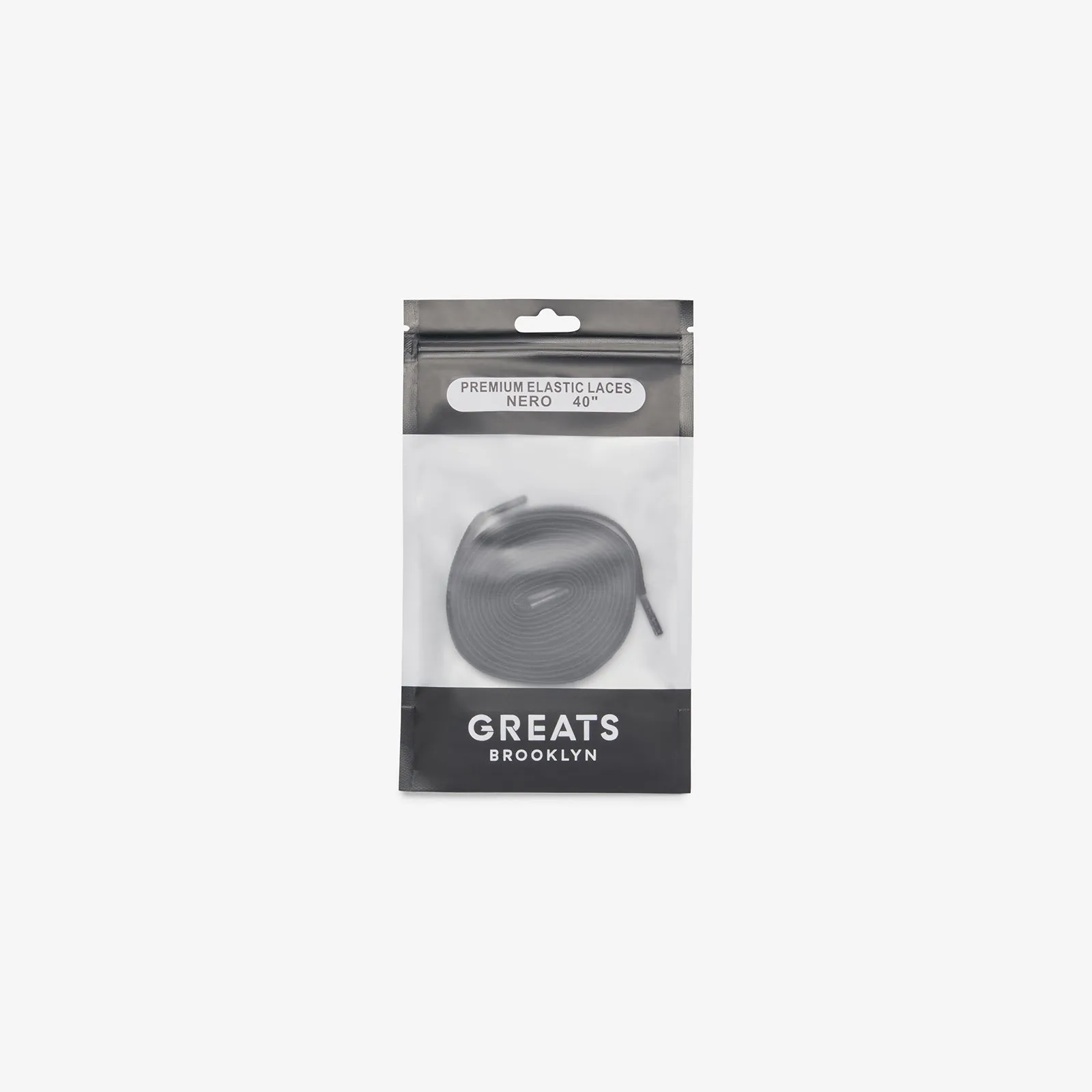 GREATS Premium Elastic Laces - Nero
