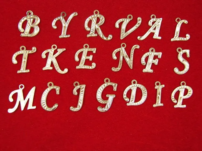 Initial Pendant Necklace -  Monogram Necklace