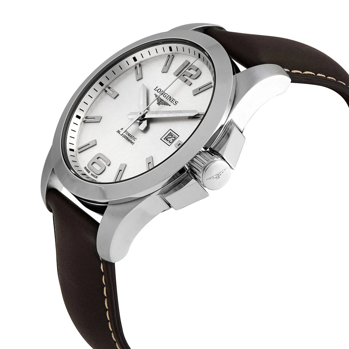 Longines Conquest Automatic Silver Dial Men's Watch L3.778.4.76.5