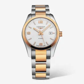 Longines Conquest Classic 18K Rose Gold & Steel Automatic Men's Watch L27855767