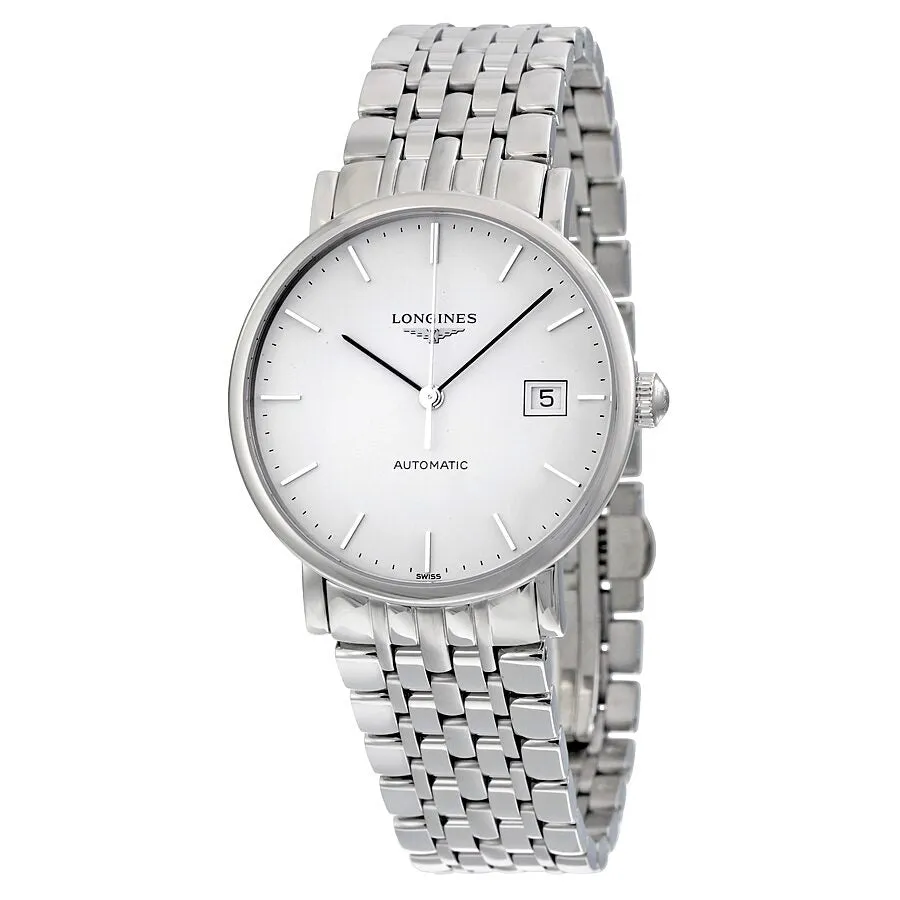 Longines Elegant White Dial Stainless Steel Automatic 37 mm Watch L481041236