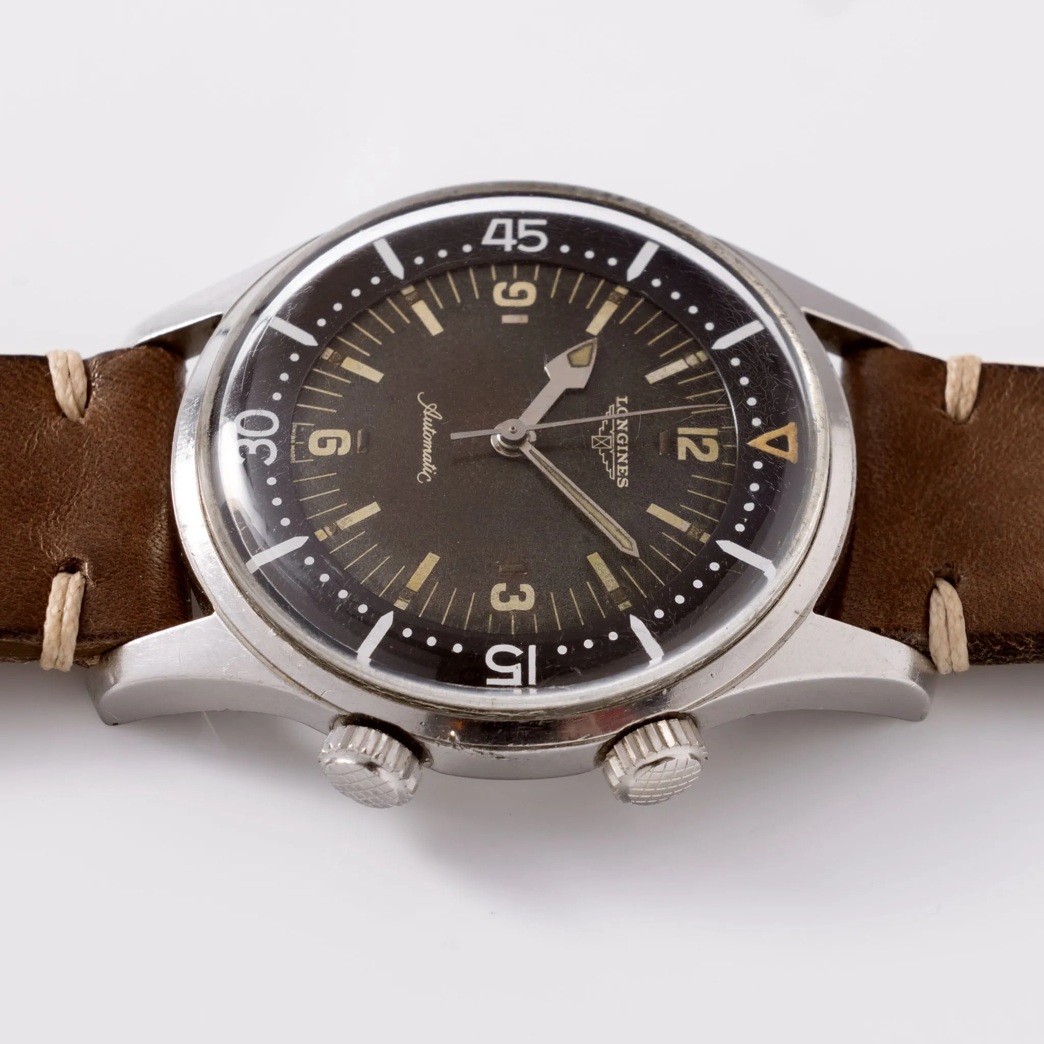 Longines Legend Diver Compressor Tropical Dial Ref 7150-1