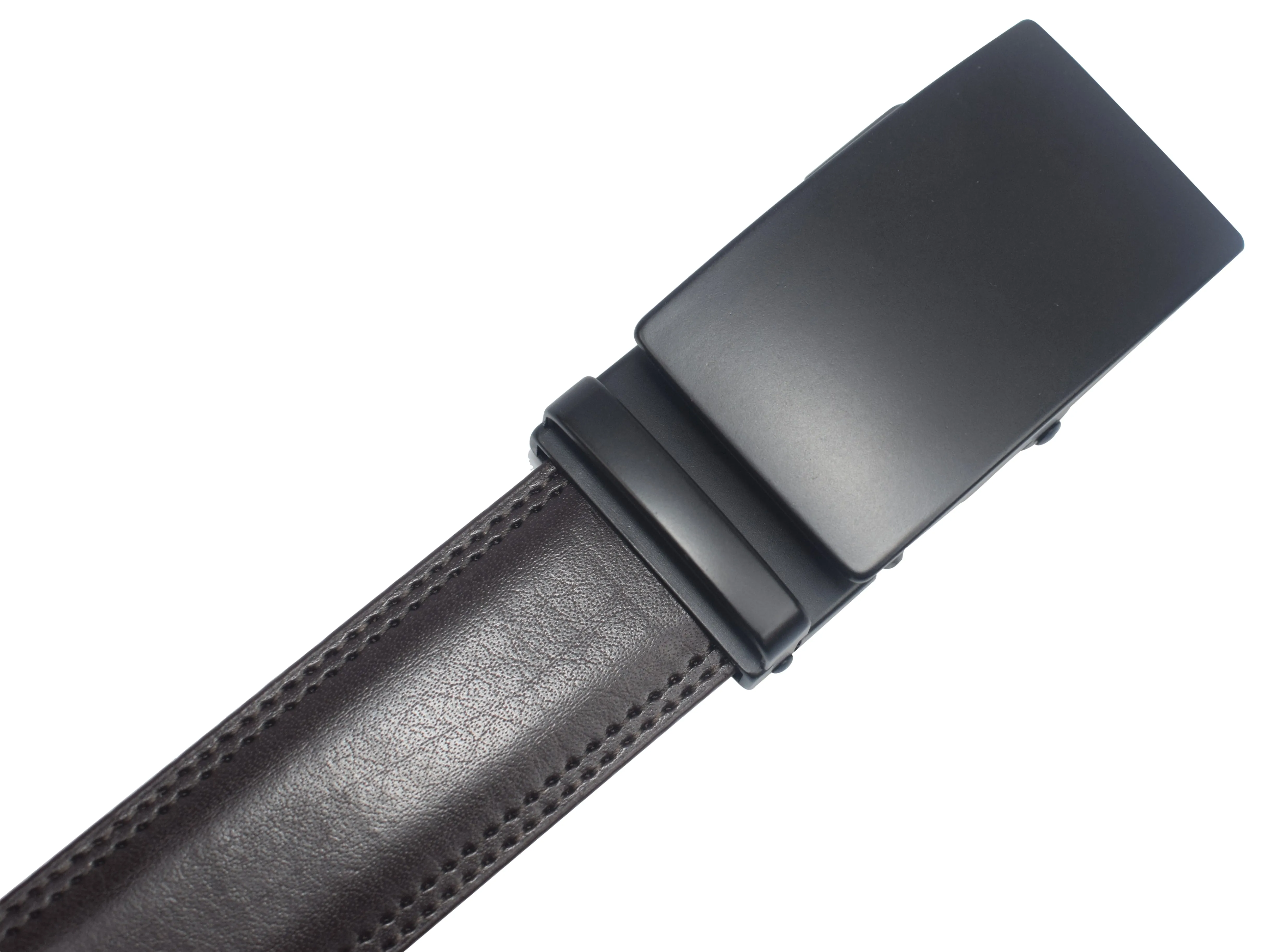Mens Ratchet Belt Genuine Leather Belts For Men Adjustable Automatic Buckle