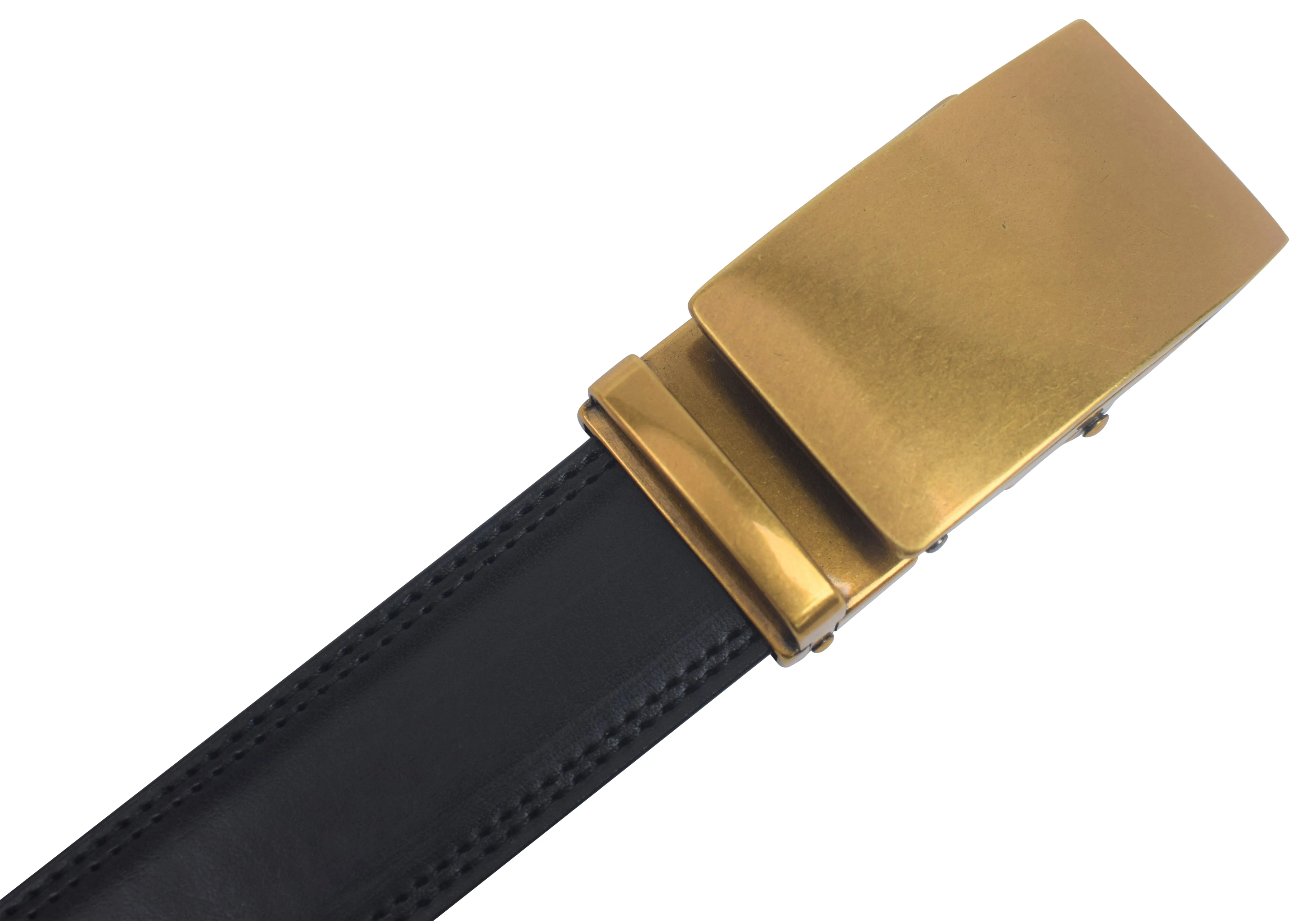 Mens Ratchet Belt Genuine Leather Belts For Men Adjustable Automatic Buckle