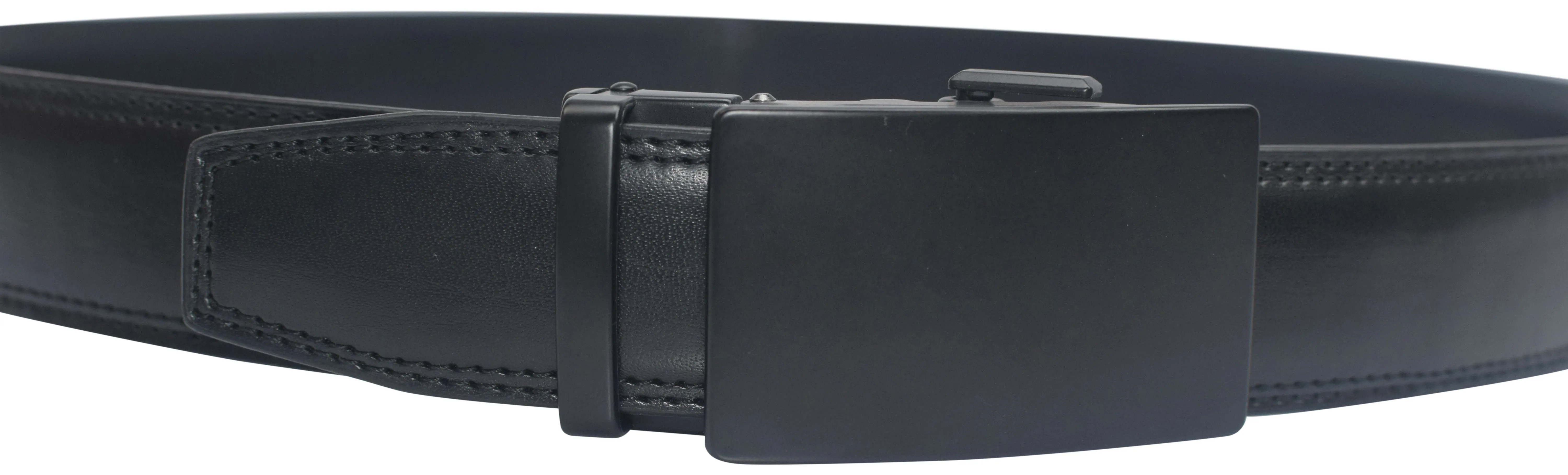 Mens Ratchet Belt Genuine Leather Belts For Men Adjustable Automatic Buckle