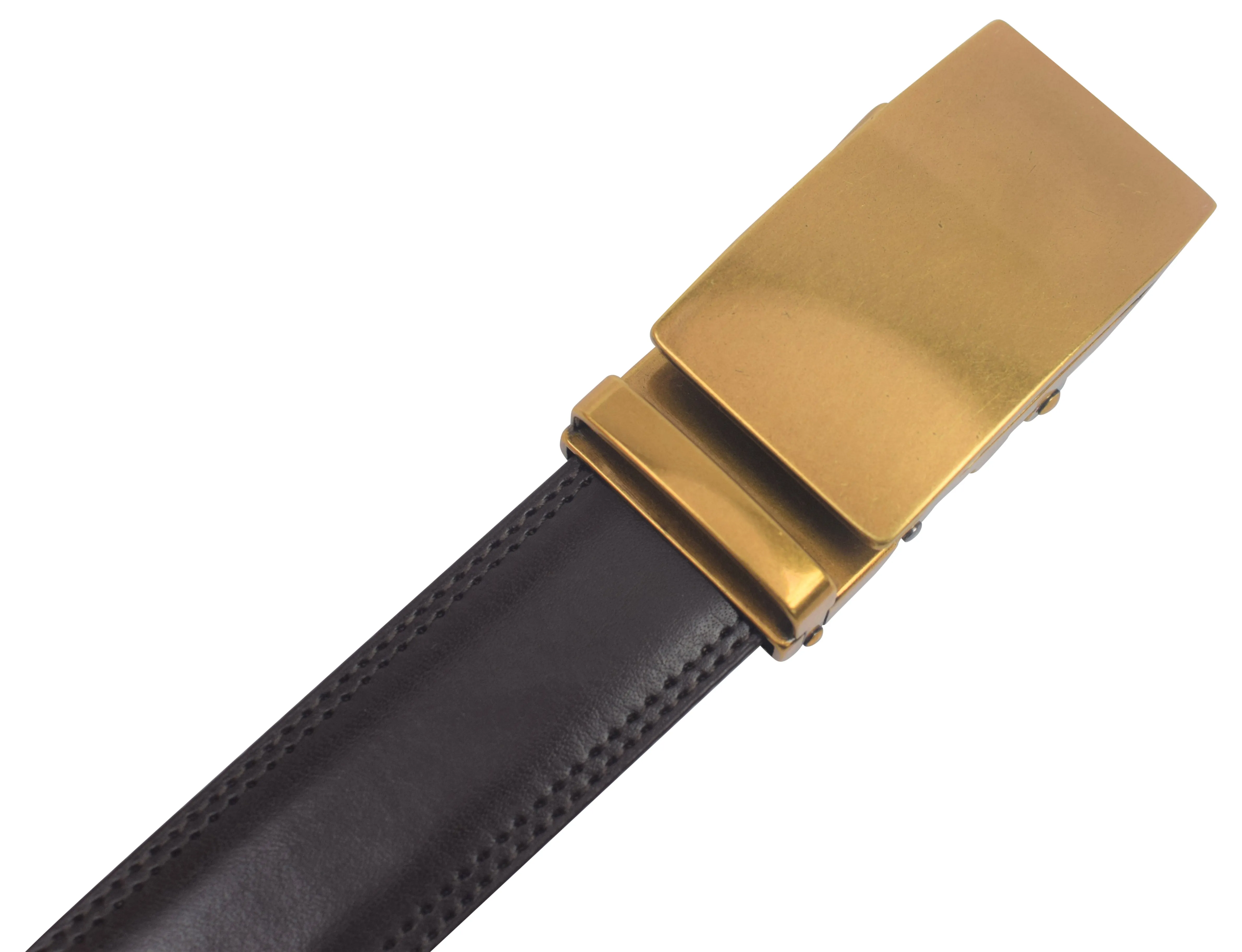 Mens Ratchet Belt Genuine Leather Belts For Men Adjustable Automatic Buckle