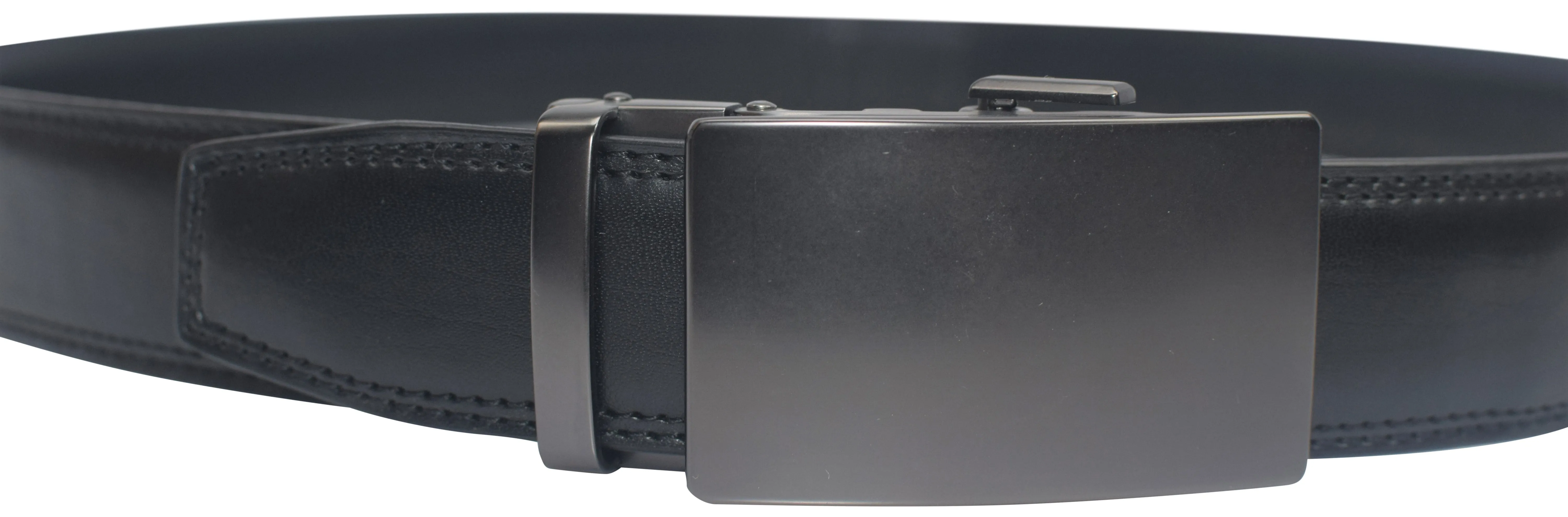 Mens Ratchet Belt Genuine Leather Belts For Men Adjustable Automatic Buckle
