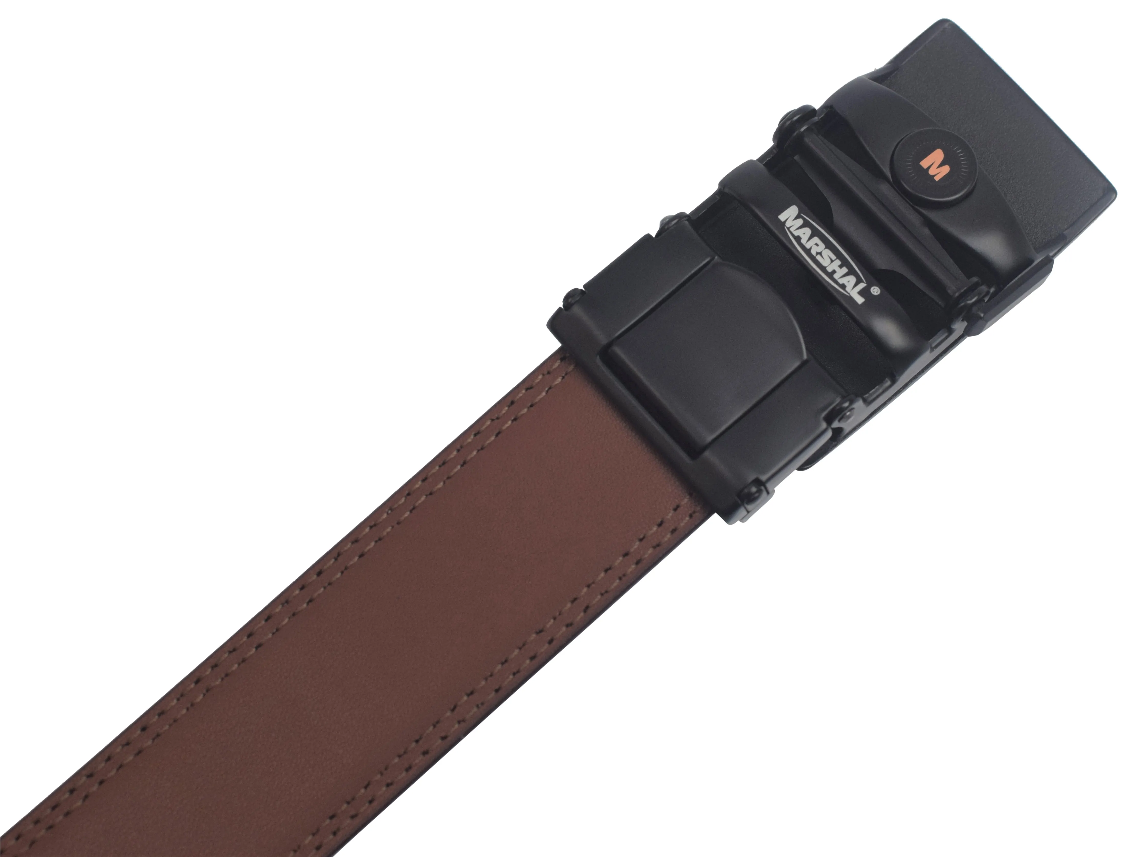 Mens Ratchet Belt Genuine Leather Belts For Men Adjustable Automatic Buckle