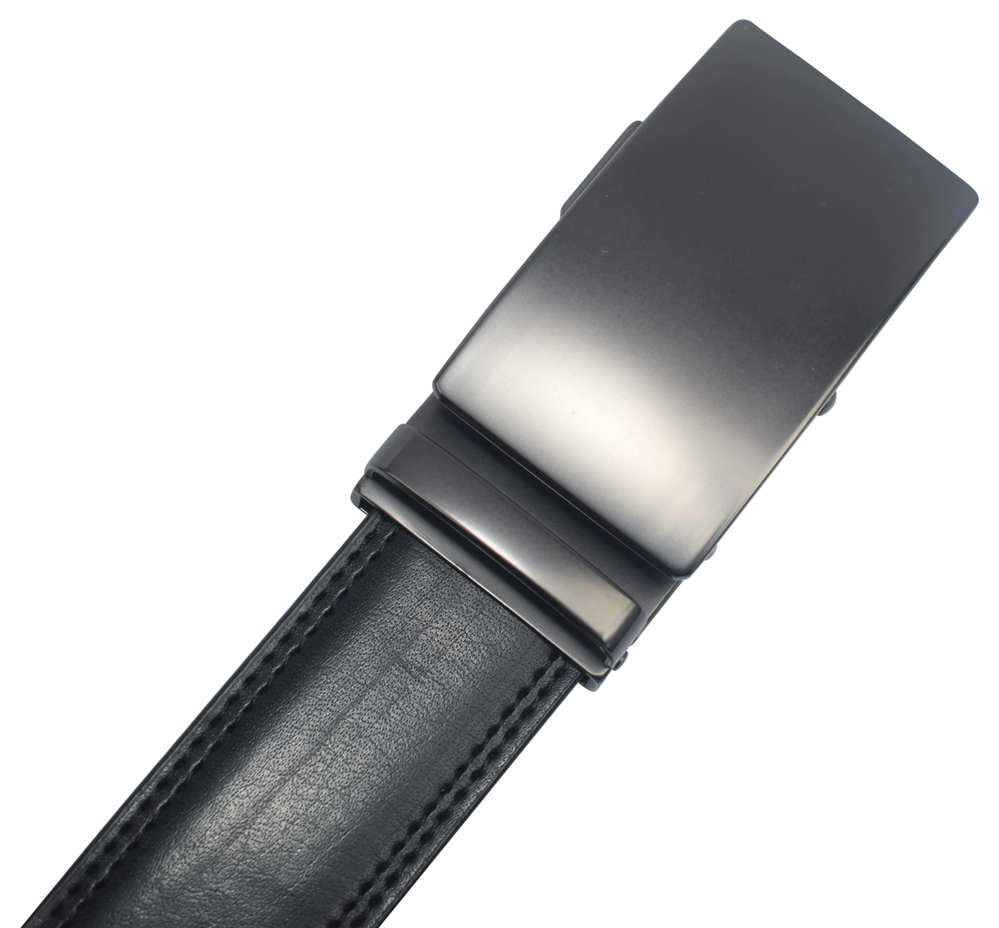 Mens Ratchet Belt Genuine Leather Belts For Men Adjustable Automatic Buckle
