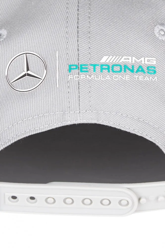 Mercedes Baseball Cap, Adult, Grey, 2017