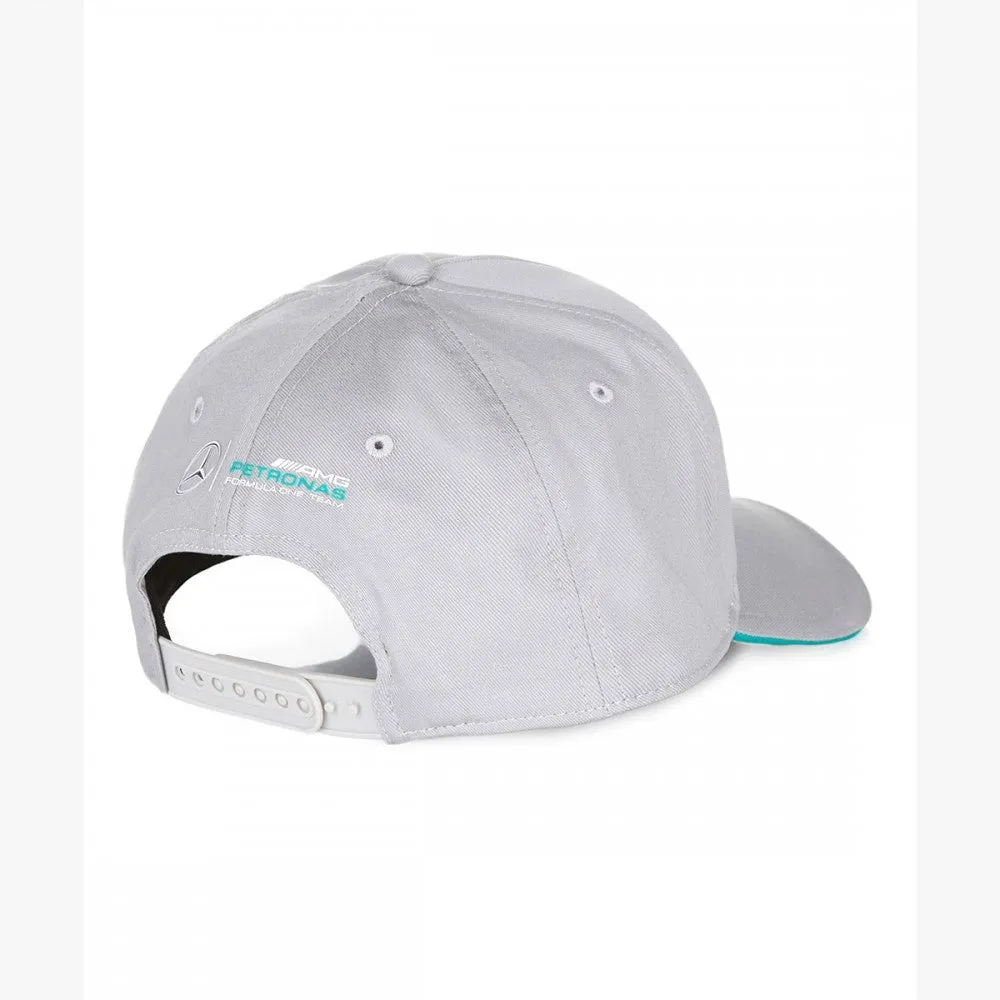 Mercedes Baseball Cap, Adult, Grey, 2017