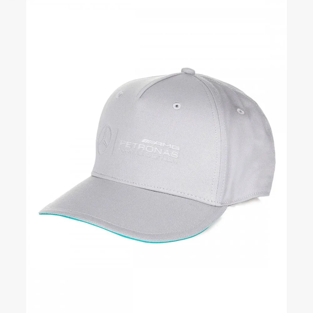 Mercedes Baseball Cap, Adult, Grey, 2017
