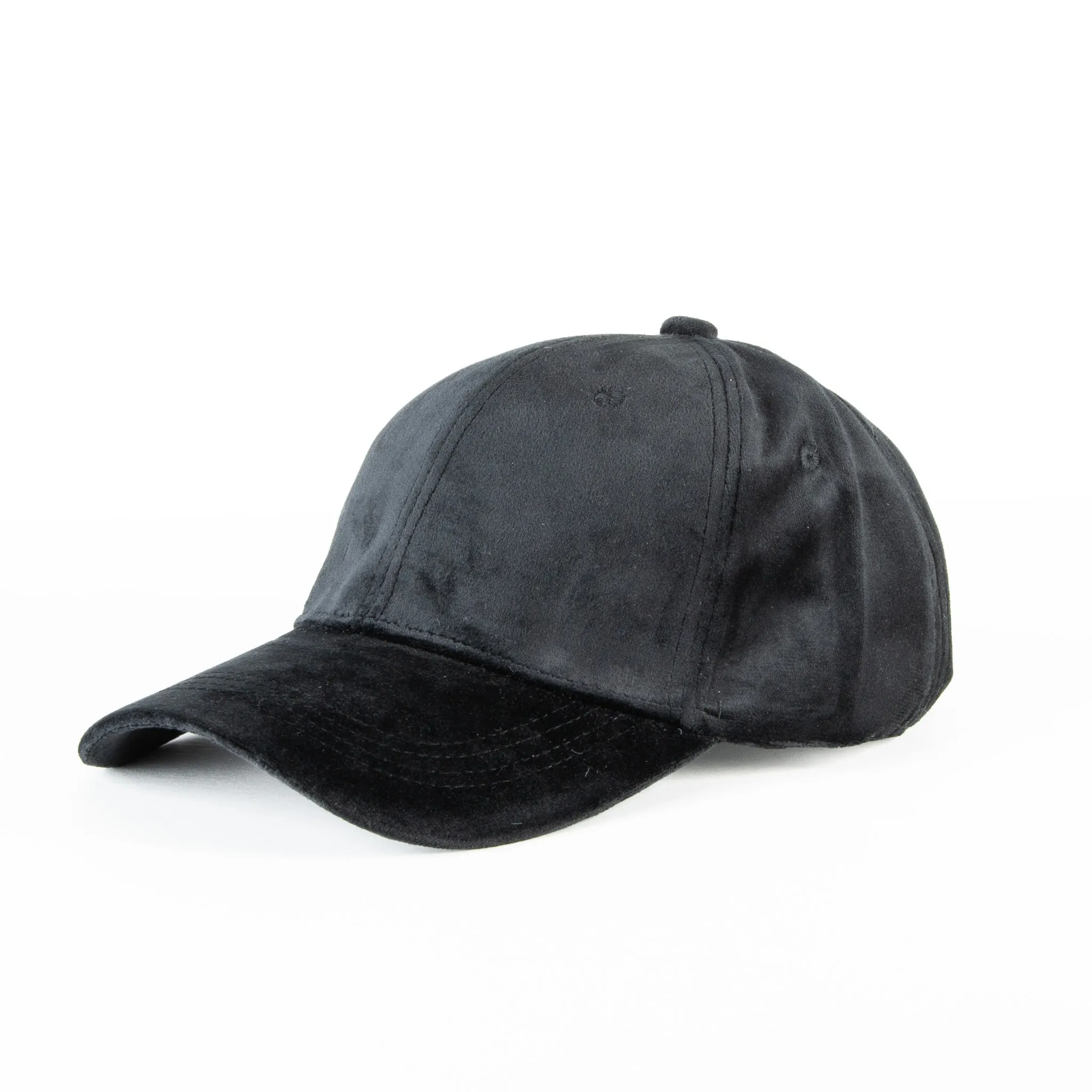Meritt Adjustable Velour Baseball Hat