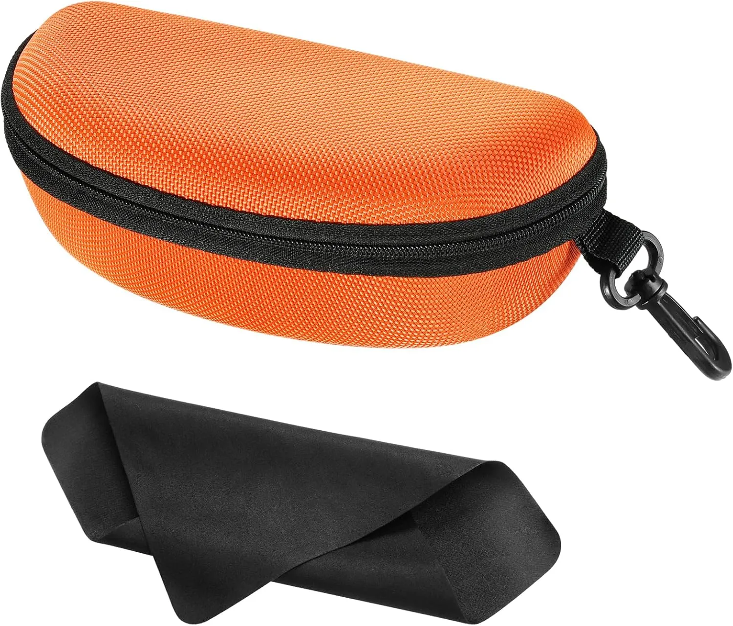 MoKo Storage Case for Safety Sunglasses, EVA Semi Hard Shell with Belt Clip, Scratch-Resistant Protective Eyeglasses Case