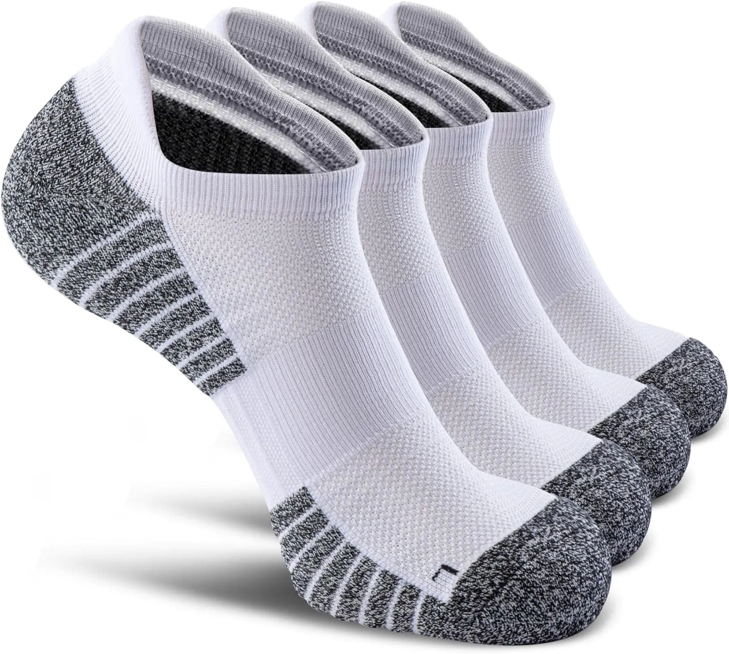 No Show Sports Compression Socks for Men and Women Circulation 4/8 Pack