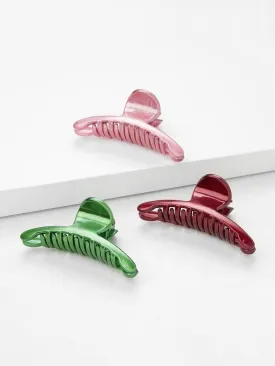 Plain Hair Clip 3pcs
