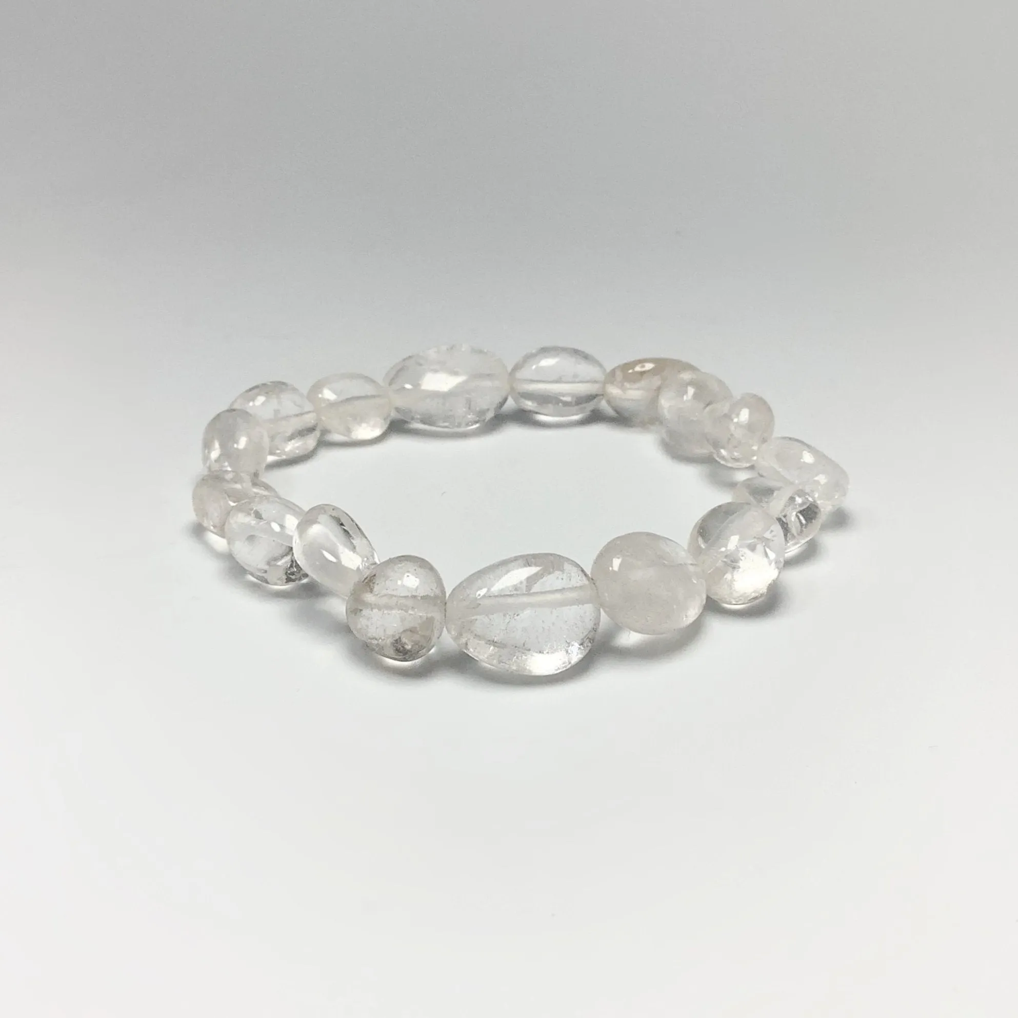 Quartz Nugget Beaded Bracelet