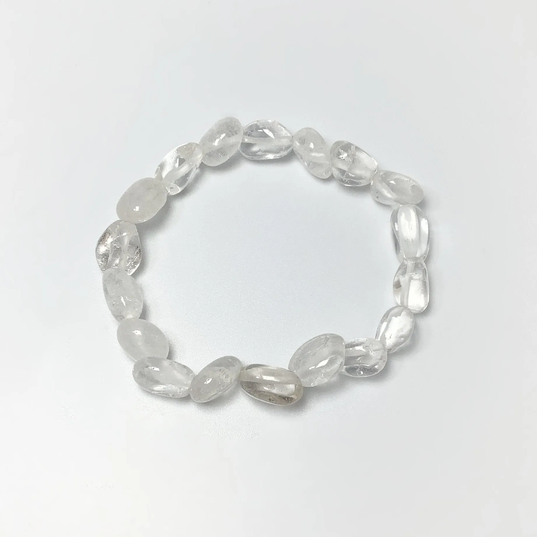 Quartz Nugget Beaded Bracelet