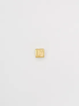 "F" Letter Block
