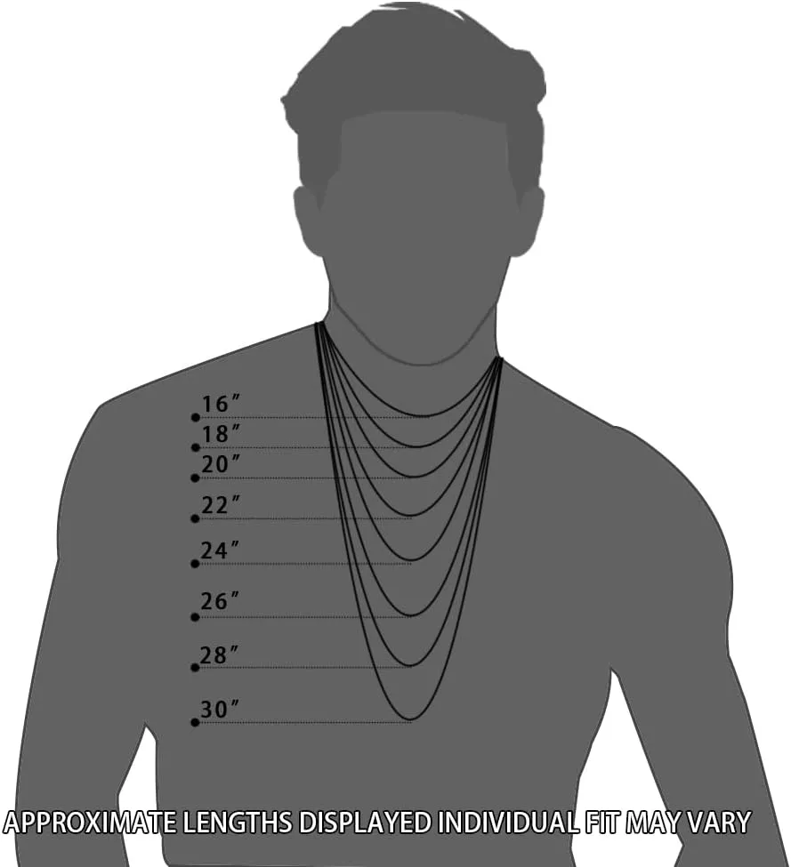 REVEMCN Black Gold Silver Cross Necklace for Boys Stainless Steel Mens Cross Pendant Chain Necklace for Men Women Religious Jewelry Gifts for Boys Girls Chain 16-24 Inches