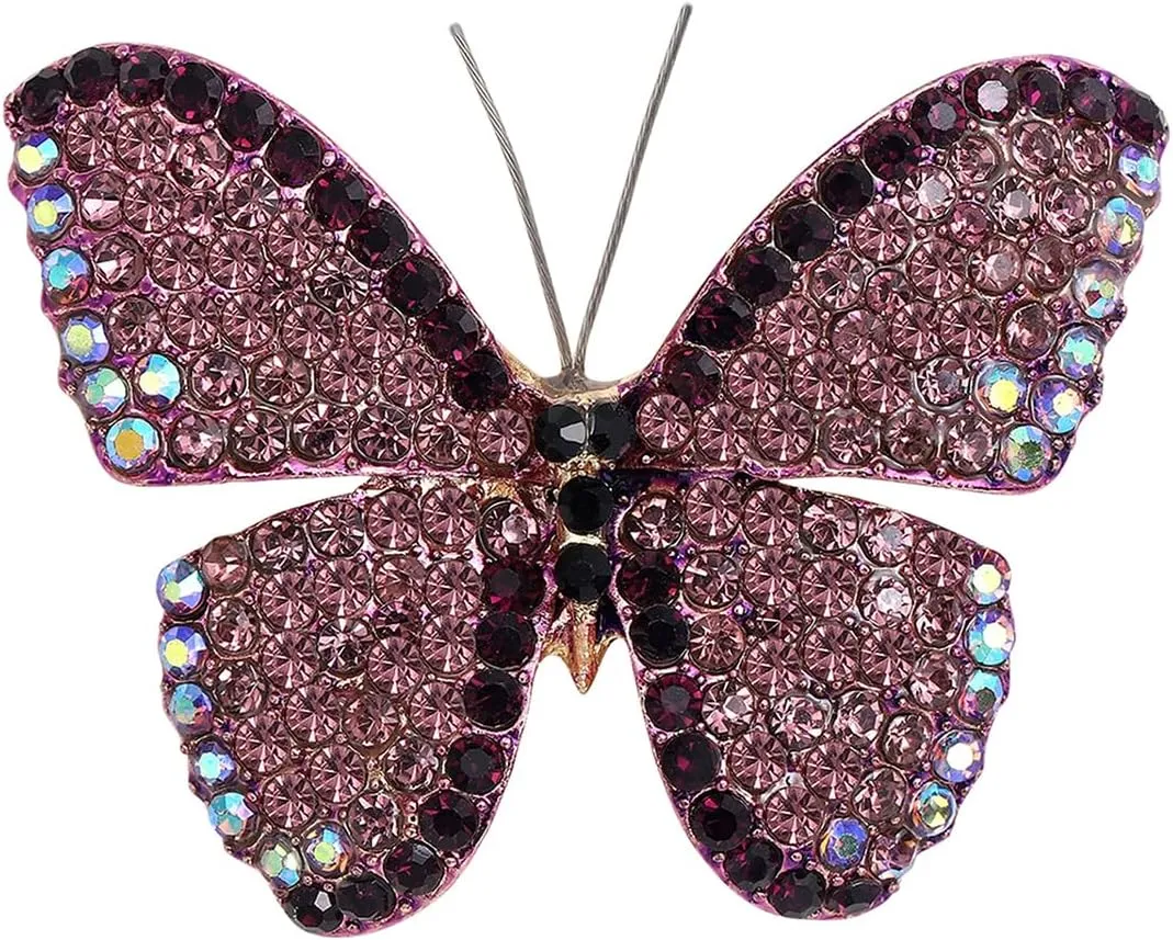 Rhinestone/Enamel Animals Brooches Lapel Pins for Women Elegant Dress Accessories Mother's Day Gifts for Mom Wife