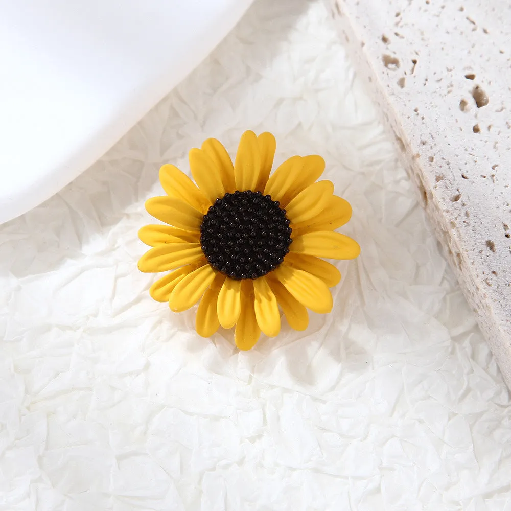 SB348 - Fresh sunflower brooch