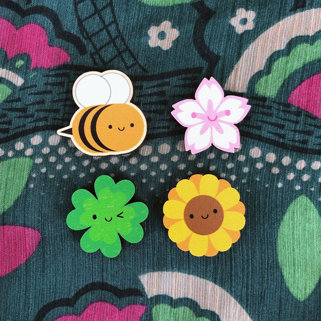 SECONDS - Kawaii Wooden Pins