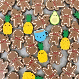 SECONDS - Kawaii Wooden Pins