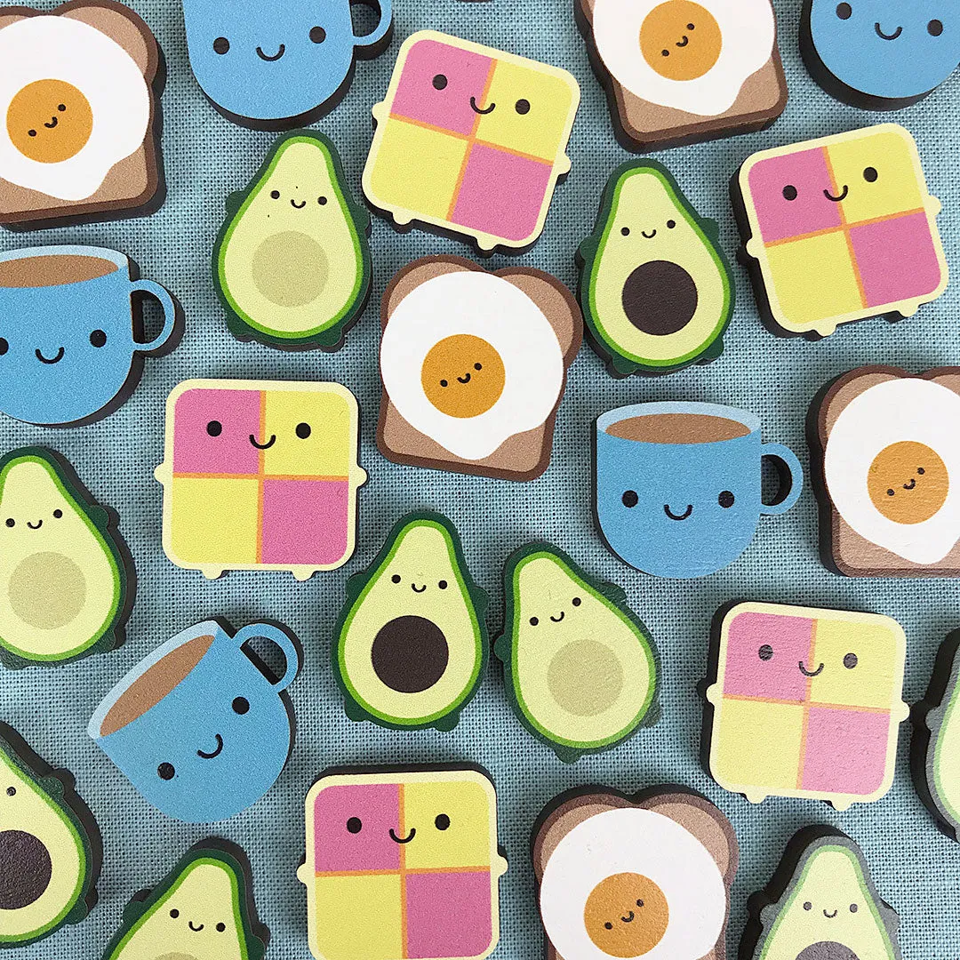 SECONDS - Kawaii Wooden Pins