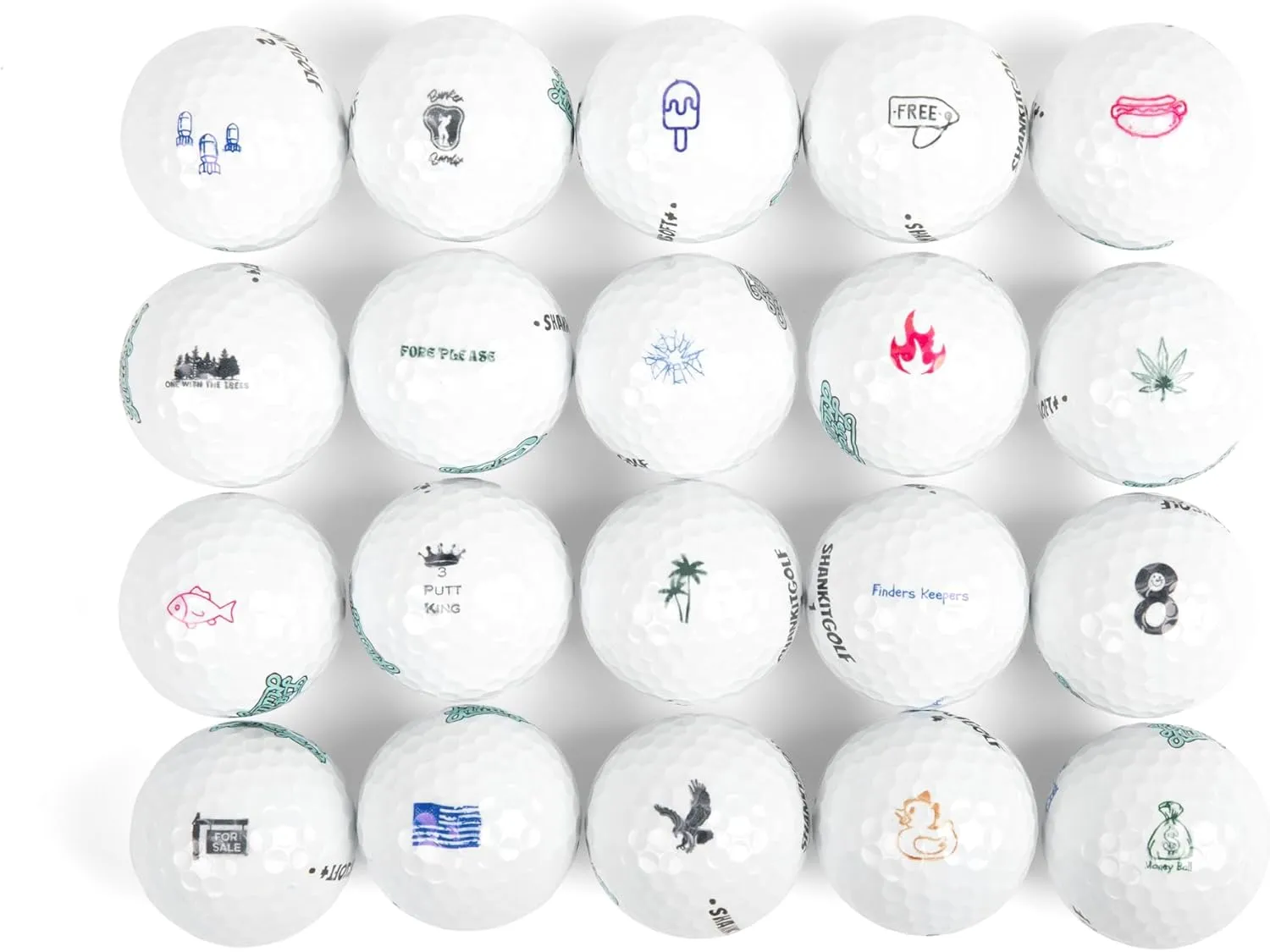 SHANKITGOLF Golf Ball Stamp Golfing Accessories, Ball Mark, Golf Ball, Golf Ball Ink