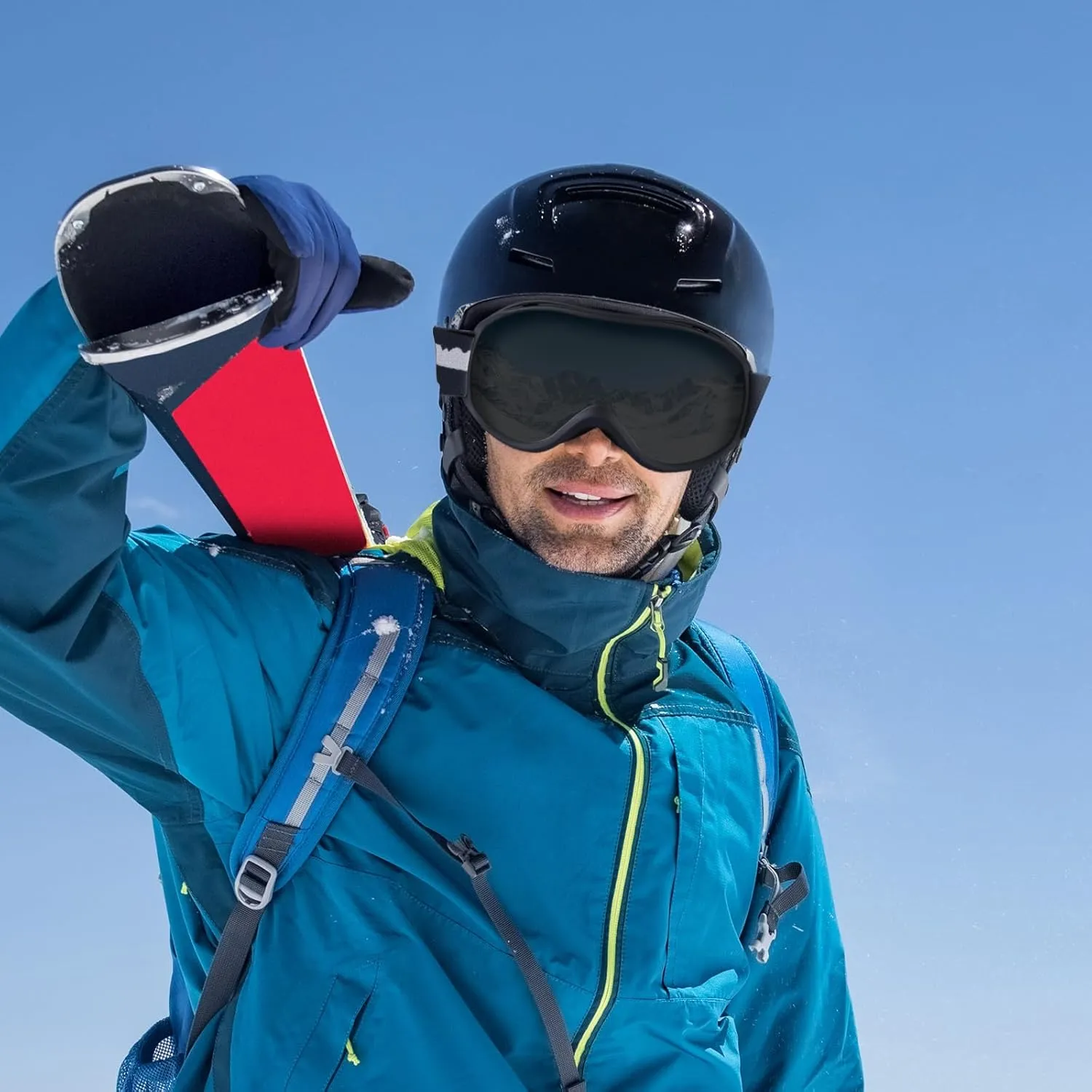 Supertrip Ski Goggles Men Women Anti-Fog Snow Goggles UV Protection Snowboard Goggles for Adult Youth