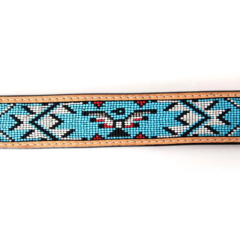 The Blues Hand Tooled Leather Belt