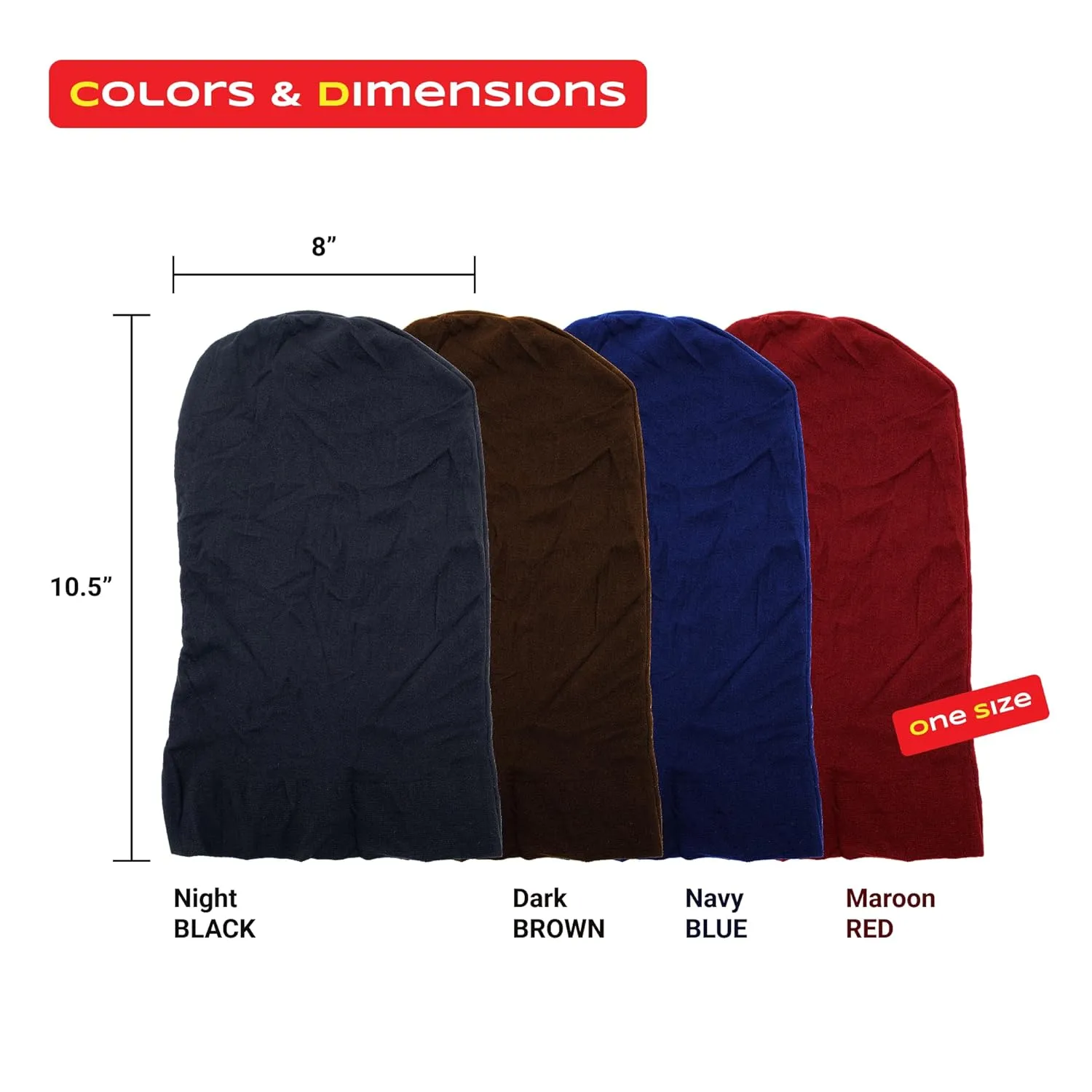 Unisex Stretchable Dreadlocks Cap  Soft, Lightweight, Durable, and Comfortable for Nighttime Wear (US, Alpha, One Size, Big, Red)