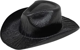 Unisex Western Cowboy Hat Cowgirl Hat Men's Women's Wide Brim Felt Fedora Panama Hat Flat Top Hat Wide Brim