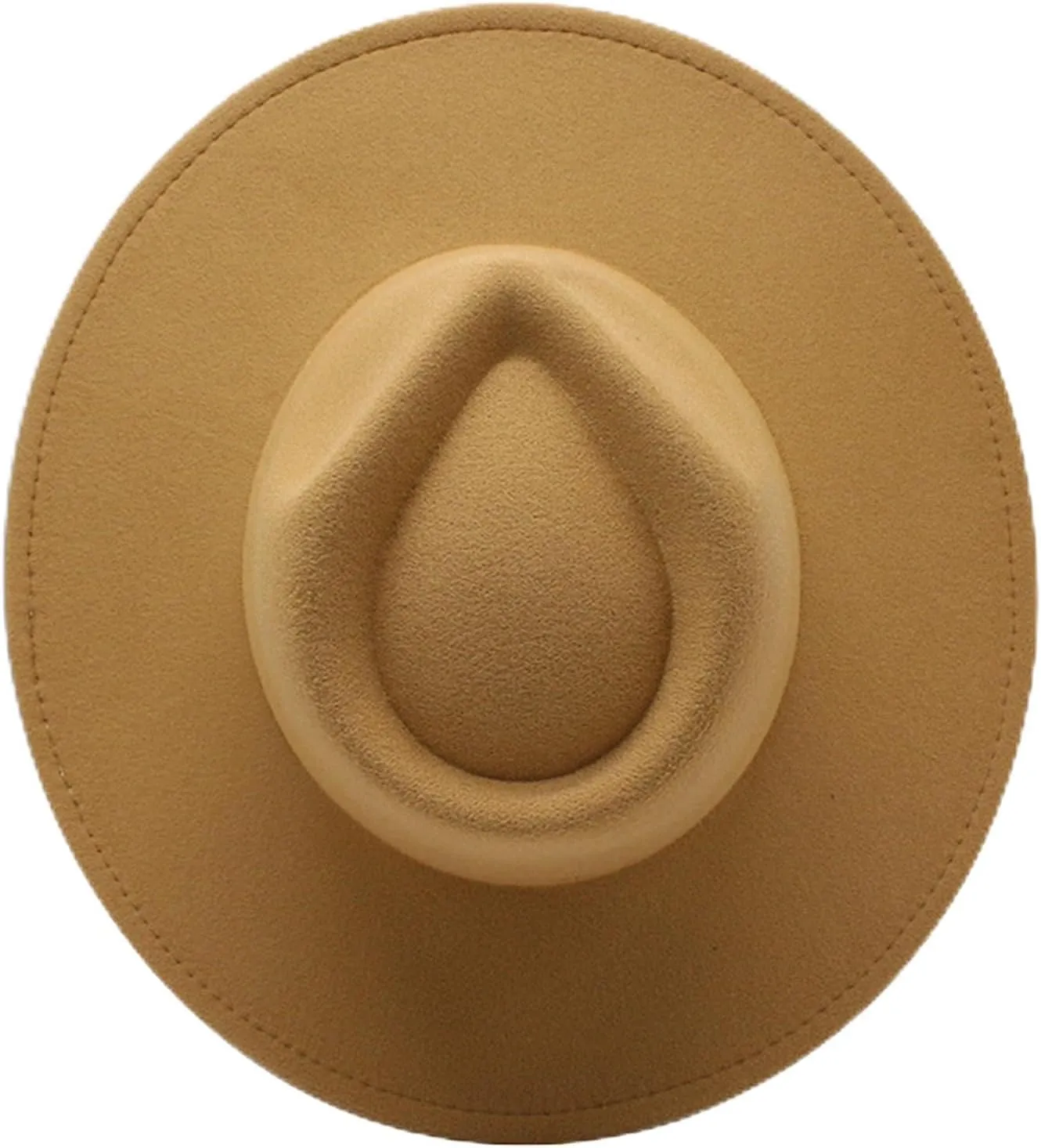 Women Classic Vintage Wide Brim Fedora Hat Unisex Adult Mens Felt Panama Cap Wool Jazz Hat