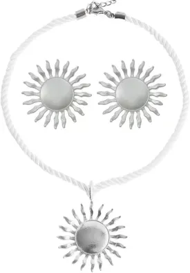 Women Seashell Charm Beach Jewelry Sets Shells/Suns/Star/Flowers/Snails Necklace 2024 Ocean Vacation Beach Retro Fashion Earrings Necklace Summer Women Gift